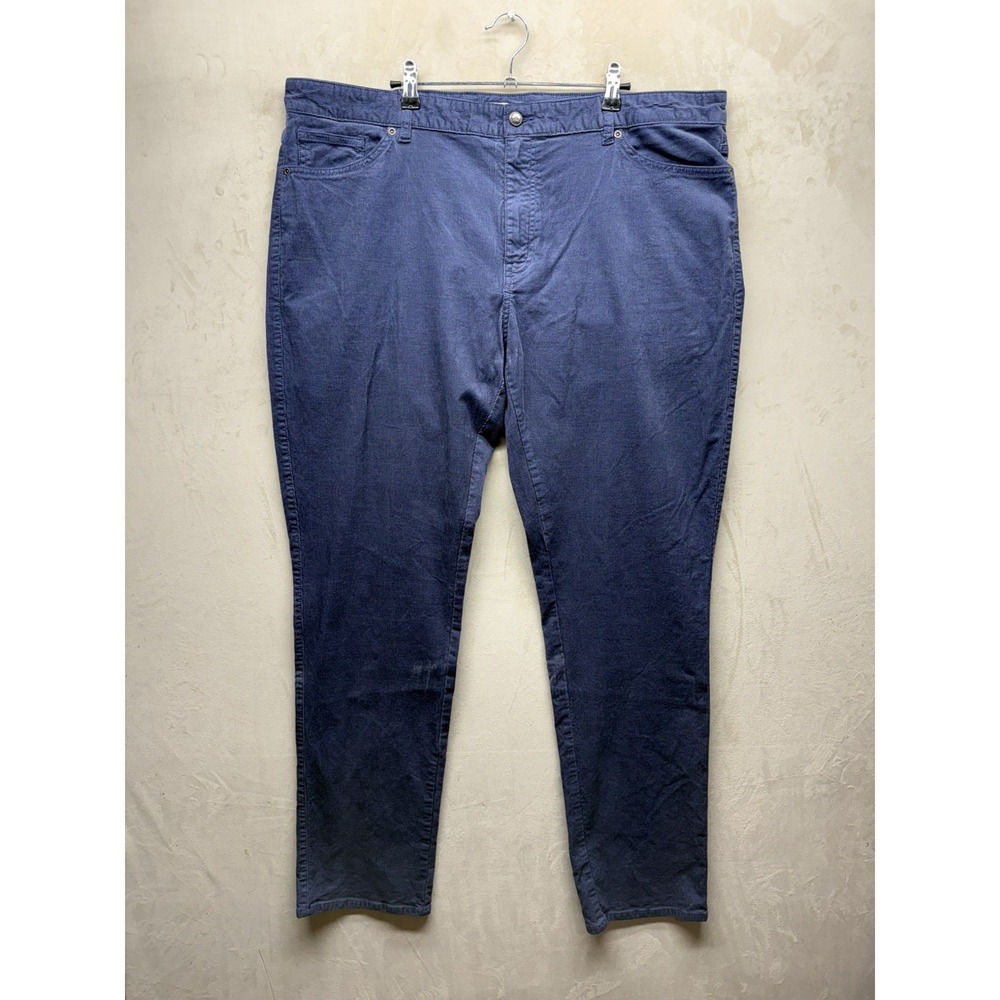 Peter Millar Corduroy Pants Mens 42 Superior Soft Blue Stretch Chino Thin Wale